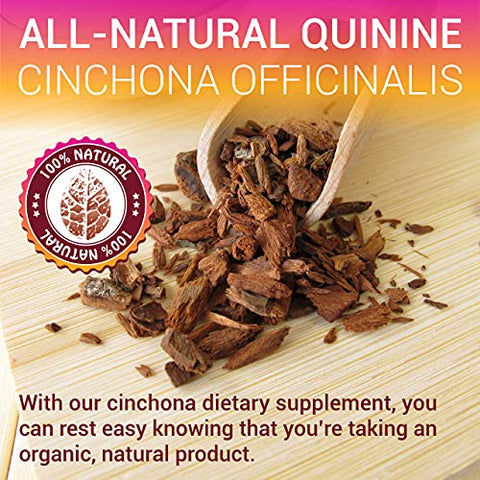 HERBALICIOUS - Extrato Líquido de Quinina 60ml – Casca de Cinchona Officinalis para Alívio de Cãibras nas Pernas, Defesa contra Cãibras e Saúde Digestiva Geral – Quinina Natural, Potencializando