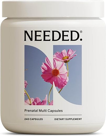 Needed. - Multivitamínico com Colina em Cápsulas para Gestantes, Gravidez, Amamentação, Pós-Parto | Fórmula Especializada