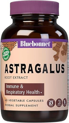 Bluebonnet - BlueBonnet Extrato de Raiz de Astragalus, 60 Cápsulas – Suplemento de Alta Qualidade