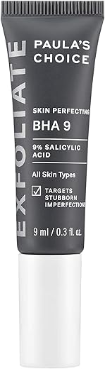 Paula's Choice - Paula’s Choice BHA 9 Tratamento Pontual para Poros Dilatados, 9% Ácido Salicílico Esfoliante, 0,3 Ounce (9g)