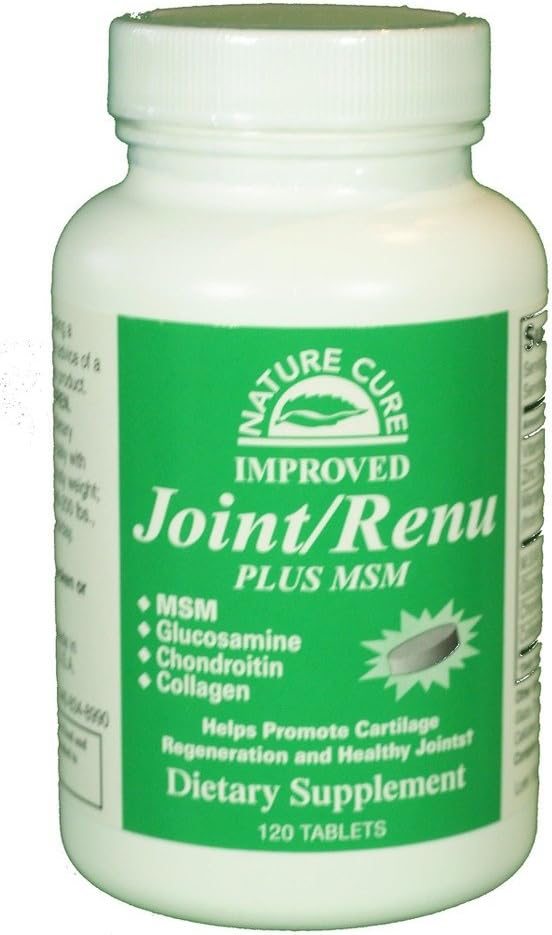 Nature Cure Bee - Joint Renu Plus MSM 120 Tabs – Renovação das Articulações com MSM – 120 Comprimidos