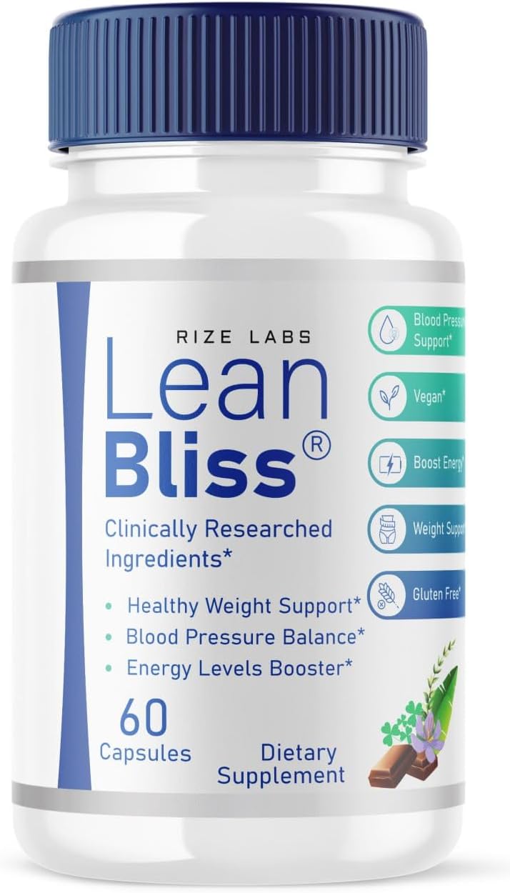 rize labs - Lean Bliss – Pílulas para Emagrecimento, Fórmula Queima de Gordura, Cápsulas Avançadas de Metabolismo LeanBliss para Gerenciamento Natural de Peso
