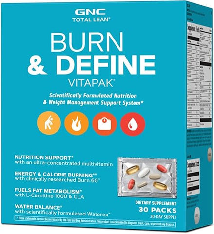 Total Lean Burn – Queime Gordura e Acelere o Metabolismo – 60 cápsulas - GNC