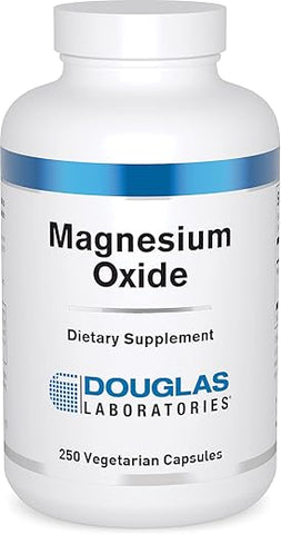 Magnésio Óxido | Suporte para Função Cardíaca Normal e Formação Óssea* | 250 Cápsulas - Douglas Laboratories