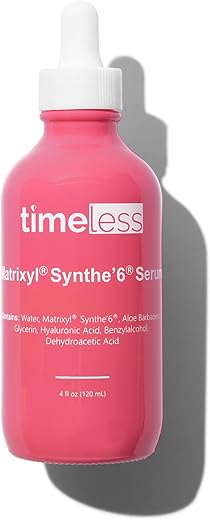 Serum Matrixyl Synthe’6 – Serum Facial para Cuidados com a Pele – Serum Matrixyl com Ácido Hialurônico para Hidratação da Pele – Cuidados Pessoais com a Pele – 120ml - Timeless Skin Care