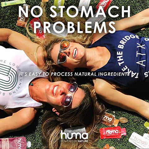 HÜMA CHIA ENERGY GEL - Huma Chia Energy Gel 12 Pack – Gel Energético de Alimentos Reais para Exercícios de Resistência – Amigável ao Estômago