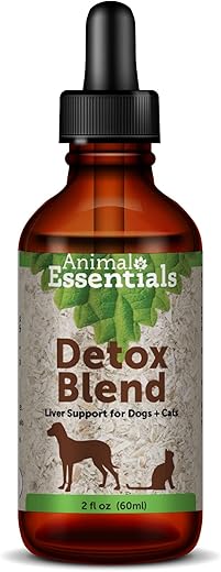 Detox Blend – Suporte Hepático para Cães | Fórmula Detox para o Fígado | Marca Animal Essentials - Animal Essentials