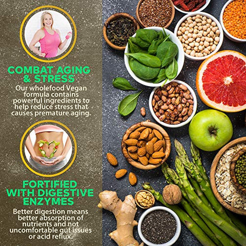 Saz Products Limited - Multivitamínico Whole Foods para Mulheres – Fórmula Completa com Nutrientes Essenciais – 60 Cápsulas