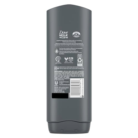 DOVE MEN + CARE - Dove Men Care Sabonete Líquido Mineral Sage 4 Unidades para Cuidados da Pele Masculina Lava Efetivamente as Bactérias Enquanto Nutre Sua Pele 18 ml