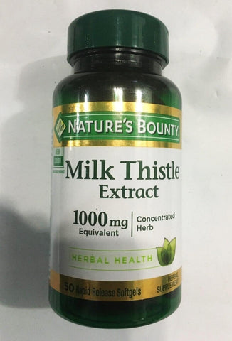Nature's Bounty - Nature’s Bounty Milk Thistle 1000mg Softgels 50 un (Pacote com 6) – Compre Agora!