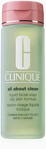 Clinique All About Clean Sabonete Líquido Facial para Pele Oleosa, Fórmula 200ml