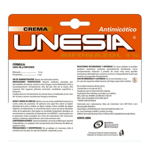 Creme/Unguento (3-Pack) – Tratamento Antifúngico para Infecções de Pele – 90g - Unesia