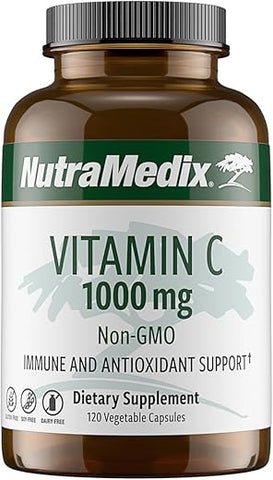 Vitamina C 1000mg – Suporte Imunológico com Antioxidantes - NutraMedix
