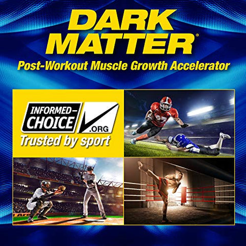 Maximum Human Performance - MHP Dark Matter Pós-Treino, Acelerador de Recuperação, c/ Creatina de Fases Múltiplas, Carboidrato de Milho Ceroso, 6g EAAs, Sabor Frutas Vermelhas, 20 Porções, 55g
