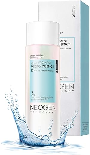 DERMALOGY by NEOGENLAB - NEOGEN DERMALOGY Real Ferment Micro Essence 150ml – Essência Facial Naturalmente Fermentada, Hidrata Instantaneamente e Proporciona Pele Saudável e Macia – Cuidados com a Pele Coreanos