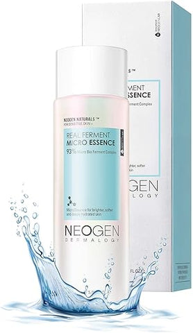 DERMALOGY by NEOGENLAB - NEOGEN DERMALOGY Real Ferment Micro Essence 150ml – Essência Facial Naturalmente Fermentada, Hidrata Instantaneamente e Proporciona Pele Saudável e Macia – Cuidados com a Pele Coreanos