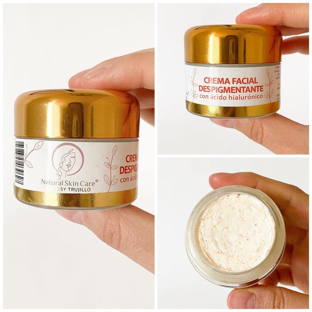 Rossy Trujillo - Creme Facial Despigmentante com Ácido Hialurônico e Zinco – 50g