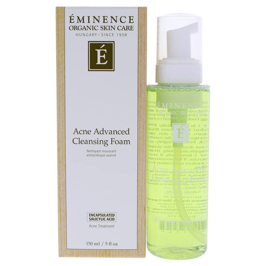 ÉMINENCE - Eminence Organic Skincare Espuma de Limpeza Avançada para Acne 150 ml – 5.0 Ounce