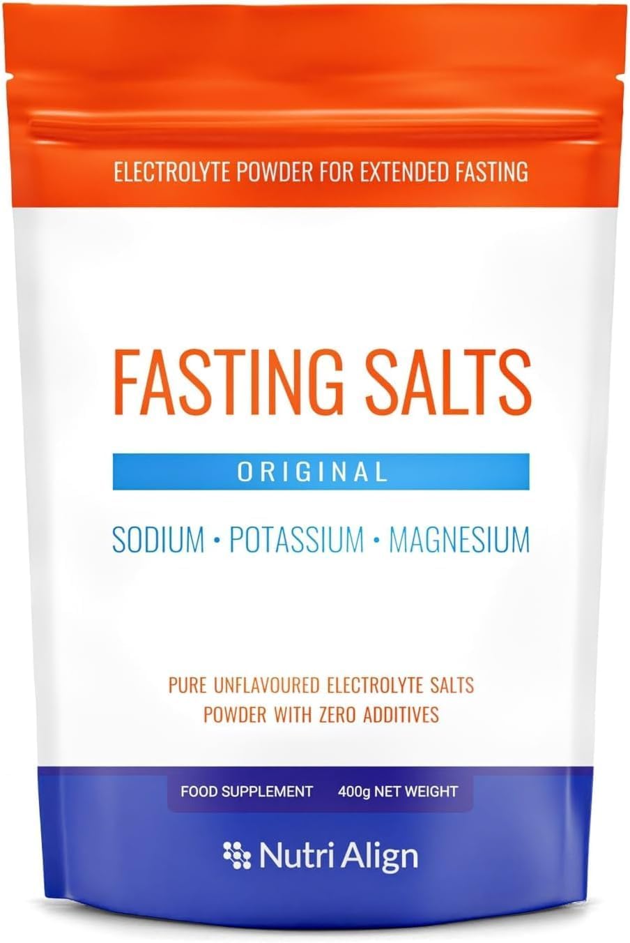 Fasting Salts | Pó de Eletrólitos para Jejum – Intermitente | Eletrólitos Puros sem Sabor | Maximiza a Visibilidade nos Motores de Busca - Nutri-Align