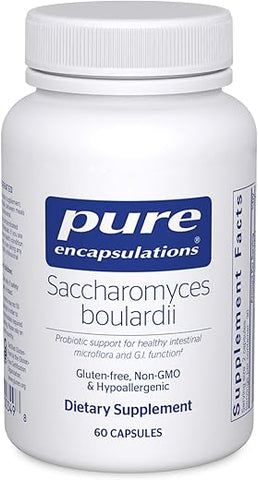 Saccharomyces Boulardii | Probiótico Natural para Equilibrar a Flora Intestinal | 60 Cápsulas - Pure Encapsulations