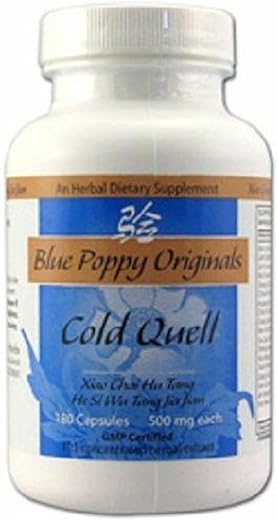 ColdQuell – Blue Poppy: 180 Cápsulas de 500mg Cada – Potencialize sua saúde