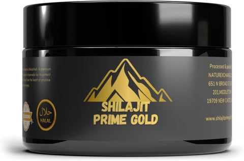 Prime Gold Shilajit - Pure 30g Resin for Energy & Wellness | Natural Himalayan Supplement Boosts Immunity, Stamina, and Performance - Organic Fulvic Acid Rich Mineral Pitch | Buy Now!