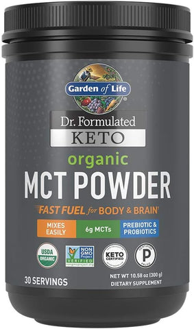 Combo Colágeno Peptídeos 28 Porções + Pó MCT Orgânico 30 Porções - Garden of Life