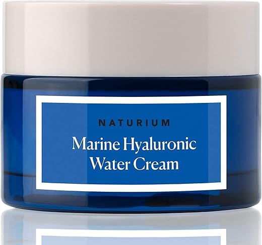 Marine Hyaluronic Water Cream – Hidratante Facial, Hidratação Intensa – 50g - Naturium