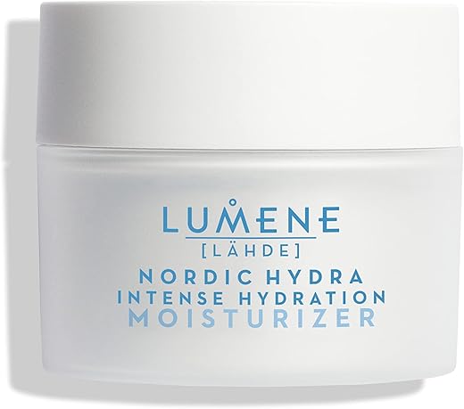 Lähde] Nordic Hydra – Hidratante Facial Intensivo – Creme Leve para Pele Seca – Enriquecido com Água de Fonte Ártica e Ácido Hialurônico para Hidratação Instantânea – 50ml - Lumene