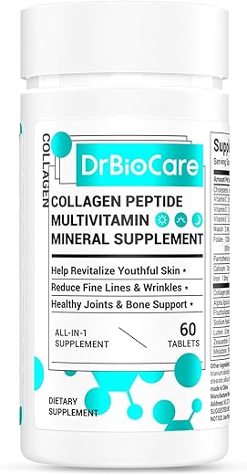 DrBioCare - Colágeno Peptídeos para Mulheres, Vitamina da Beleza – Marca: Primeiro
