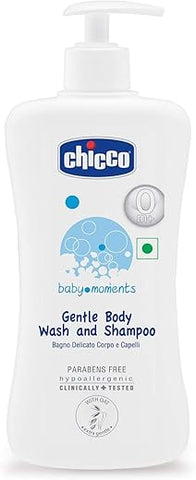 Baby Moments – Shampoo e Sabonete Líquido Suave (500ml) - Chicco
