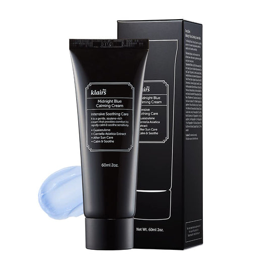 Creme Calmante Midnight Blue, Hidratante para Alívio de Vermelhidão, Textura Leve e Absorção Rápida, Pele Sensível (60ml) - DearKlairs