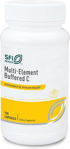 Cápsulas de Vitamina C Tamponada com Bioflavonoides de Quercetina – 60 cápsulas - Klaire Labs