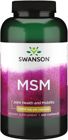 MSM – Minerais Essenciais para Promover Mobilidade – 100g - Swanson