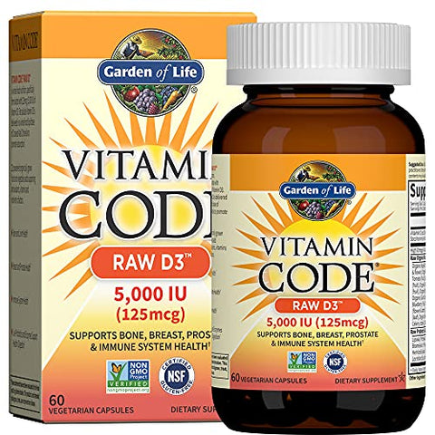 Multivitamínico Masculino 120 Comprimidos + Vitamina D 5000 UI 60 Cápsulas – Promoção - Garden of Life