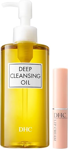 Óleo de Limpeza Profunda e Creme Labial, Óleo de Limpeza Facial, Removedor de Maquiagem, Hidratante, Hidratante, Calmante, Conjunto, Livre de Fragrância e Corante, Ideal para todos os tipos de pele, 200ml - DHC