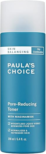 Paula's Choice - Tônico Paula’s Choice Skin Balancing Redutor de Poros para Pele Mista e Oleosa, Minimiza Poros Dilatados, Frasco de 6,4 Onças Líquidas (190 ml)