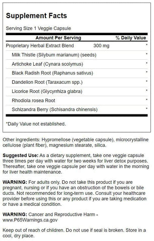 Liver Tone Fórmula Detox para o Fígado 300mg 120 Cápsulas Vegetais (4 Pacotes) - Swanson