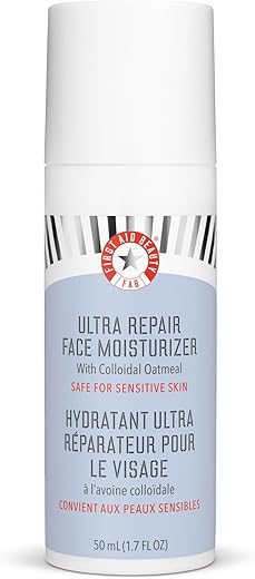 Ultra Repair Face Moisturizer – Loção Facial Hidratante Leve para Todos os Tipos de Pele, 50ml - First Aid Beauty