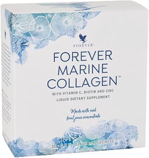 Forever Living Products - Forever Living Marine Collagen – Sabor de Frutas Vermelhas – com Vitamina C, Zinco, e Goji Berries | Forever Living