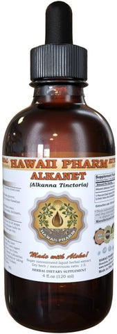 Hawaii Pharm - Extrato Líquido de Alcana, Raiz de Alcana (Alkanna Tinctoria) Tintura Herbal 120 ml – Produto de Marca