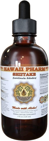 Shiitake Líquido Orgânico (Lentinula Edodes) – Extrato, Tintura Herbal, Hawaii Pharm, 4 fl.oz (118 ml)
