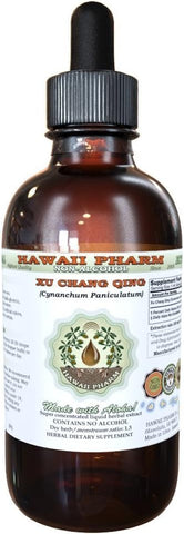 Xu Chang Qing Extrato Líquido Livre de Álcool, Xu Chang Qing, Raiz de Cipó-de-São-João (Cynanchum Paniculatum) Glicerito de Ervas Naturais, Hawaii Pharm, EUA 118 ml