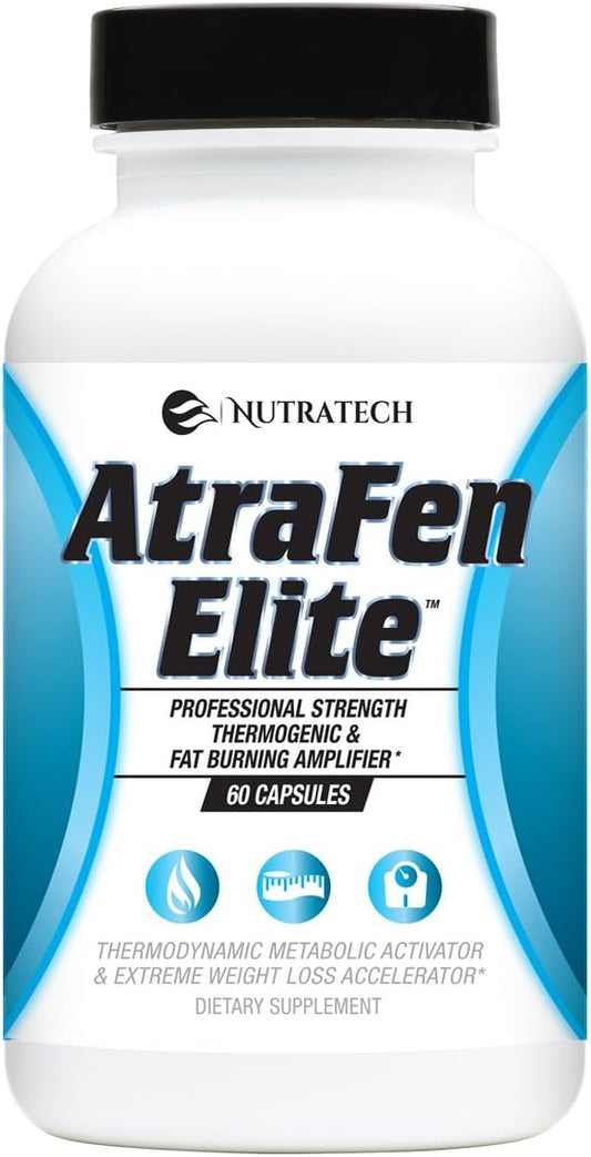 Elite – Auxílio Profissional para Dieta que Apoia o Gerenciamento de Peso, Estimula a Energia e Ajuda a Suprimir Desejos Alimentares - Atrafen