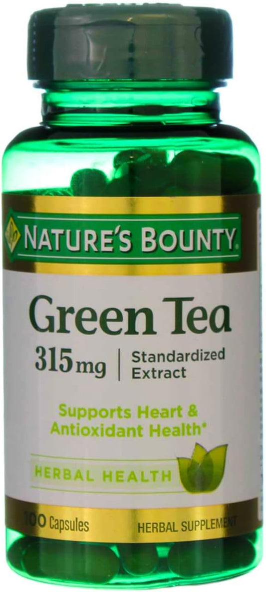 Nature's Bounty - Nature’s Bounty Extrato de Chá Verde 315 mg Cápsulas 100 un (Pacote com 4) – Green Tea Extract