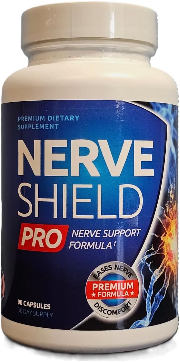 Generic - Nerve Shield Pro – Fórmula Avançada para Neuropatia com Ácido Alfa Lipóico, Cogumelo do Leão e 10 Ingredientes Essenciais para Alívio e Suporte Abrangente de Longo Prazo