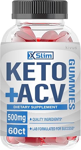 kivus - Kivus X Slim ACV Gummies – Gomas X Slim ACV Keto (Único, 60 Gomas) | Emagreça com Sabor Delicioso!