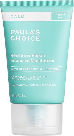 Paula's Choice - Paula’s Choice CALM Hidratante Intensivo para Pele Seca e Sensível, Alivia Vermelhidão, Indicado para Rosácea – 50ml