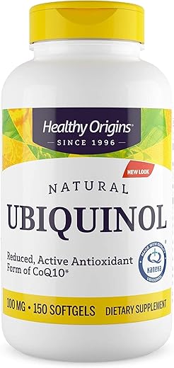 Ubiquinol 100 mg – Suplemento Kaneka Ubiquinol para a Saúde do Coração - Healthy Origins
