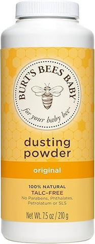 Burt's Bees Baby - Burt’s Bees Pó de Talco para Bebê, Livre de Talco, 7,5 Onças (Pacote com 3) – Marca Burt’s Bees